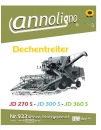Dechentreiter Mähdrescher Typ JD 270S & JD 300S & JD 360S Bild- Bedienungsanleitung - annoligno 933